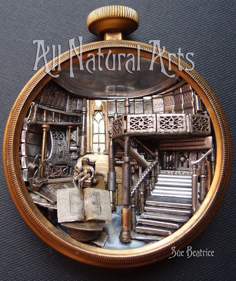 Sue Beatrice Watch Parts Sculptures (Currently Available) - All Natural Arts