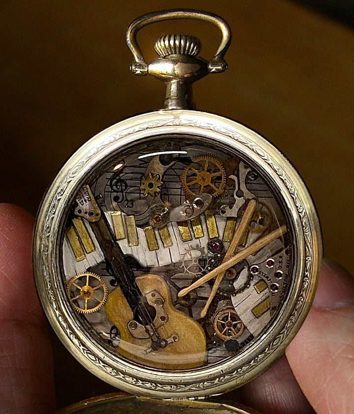 Music Watch Parts Sculpture