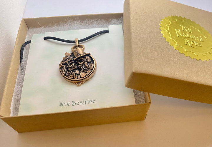 Immortal Love Watch Parts Pendant: Sterling Silver or Silicon Bronze