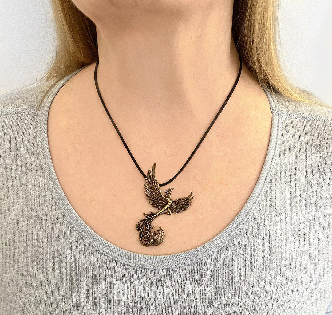 Phoenix Rising: Handcrafted Resilience and Rebirth Jewelry by Sue Beatrice