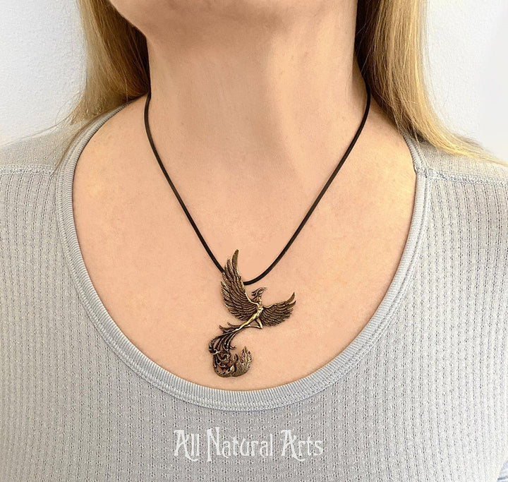 Phoenix Rising: Handcrafted Resilience and Rebirth Jewelry by Sue Beatrice