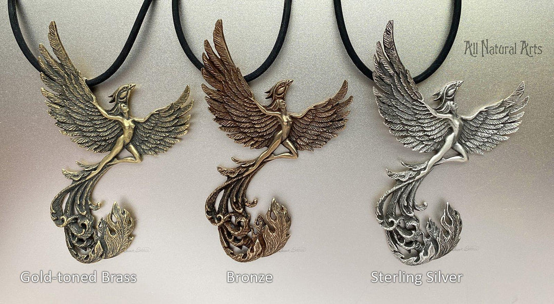 Phoenix Rising: Handcrafted Resilience and Rebirth Jewelry by Sue Beatrice