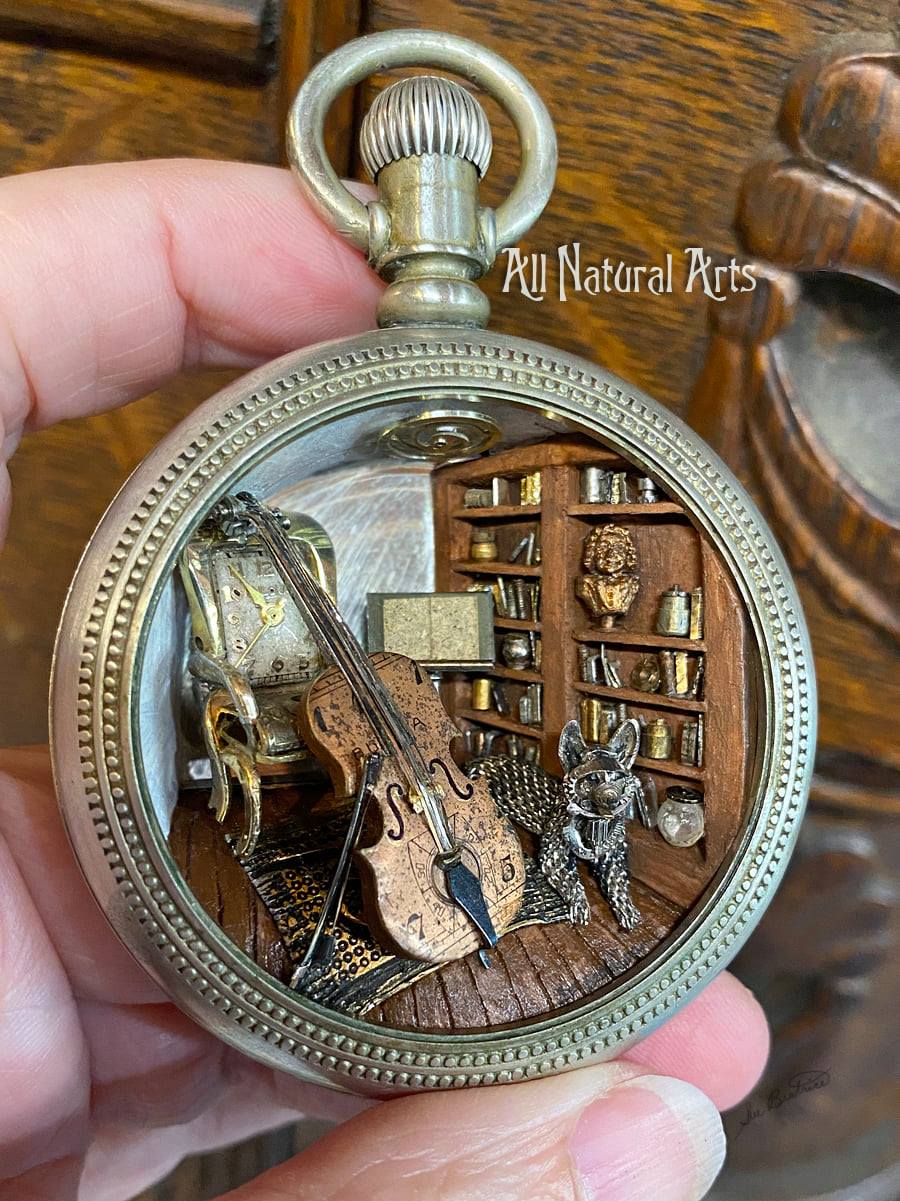 Antique Watch Parts Sculpture Custom Commissions All Natural Arts