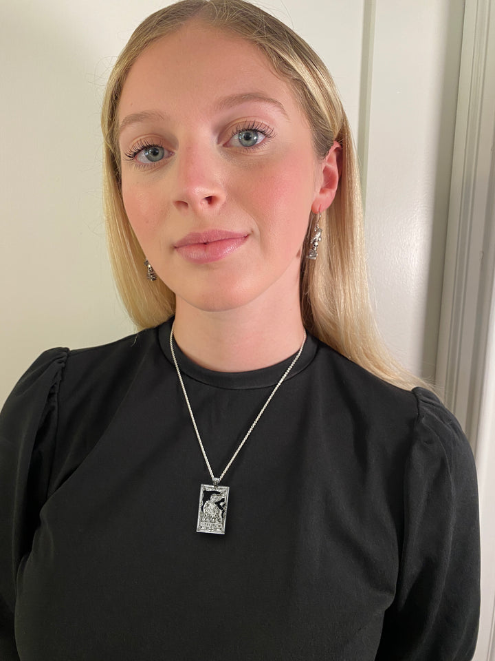 The Star Tarot Card Necklace – Sterling Silver Pendant by Sue Beatrice