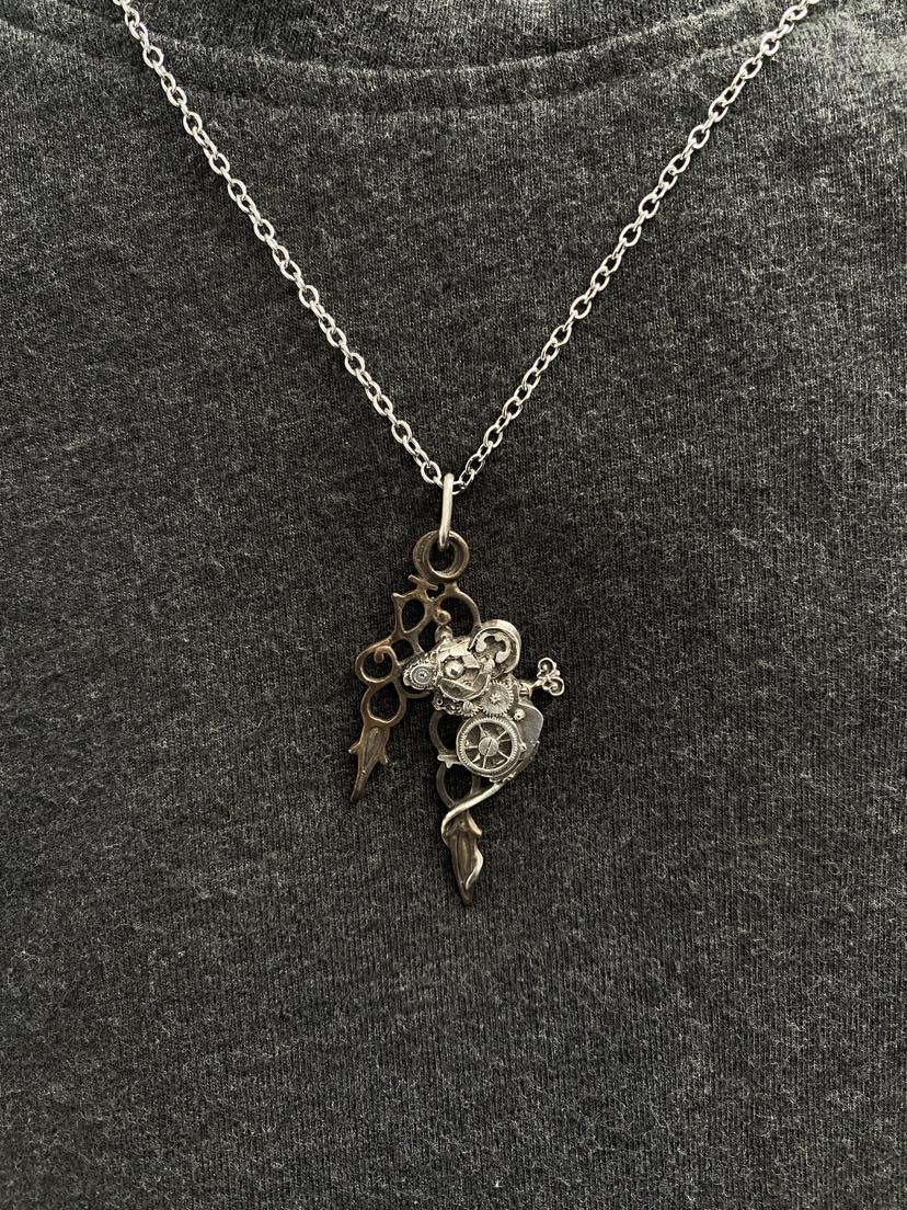 Timeless Whimsy: Sterling Silver Mouse Pendant