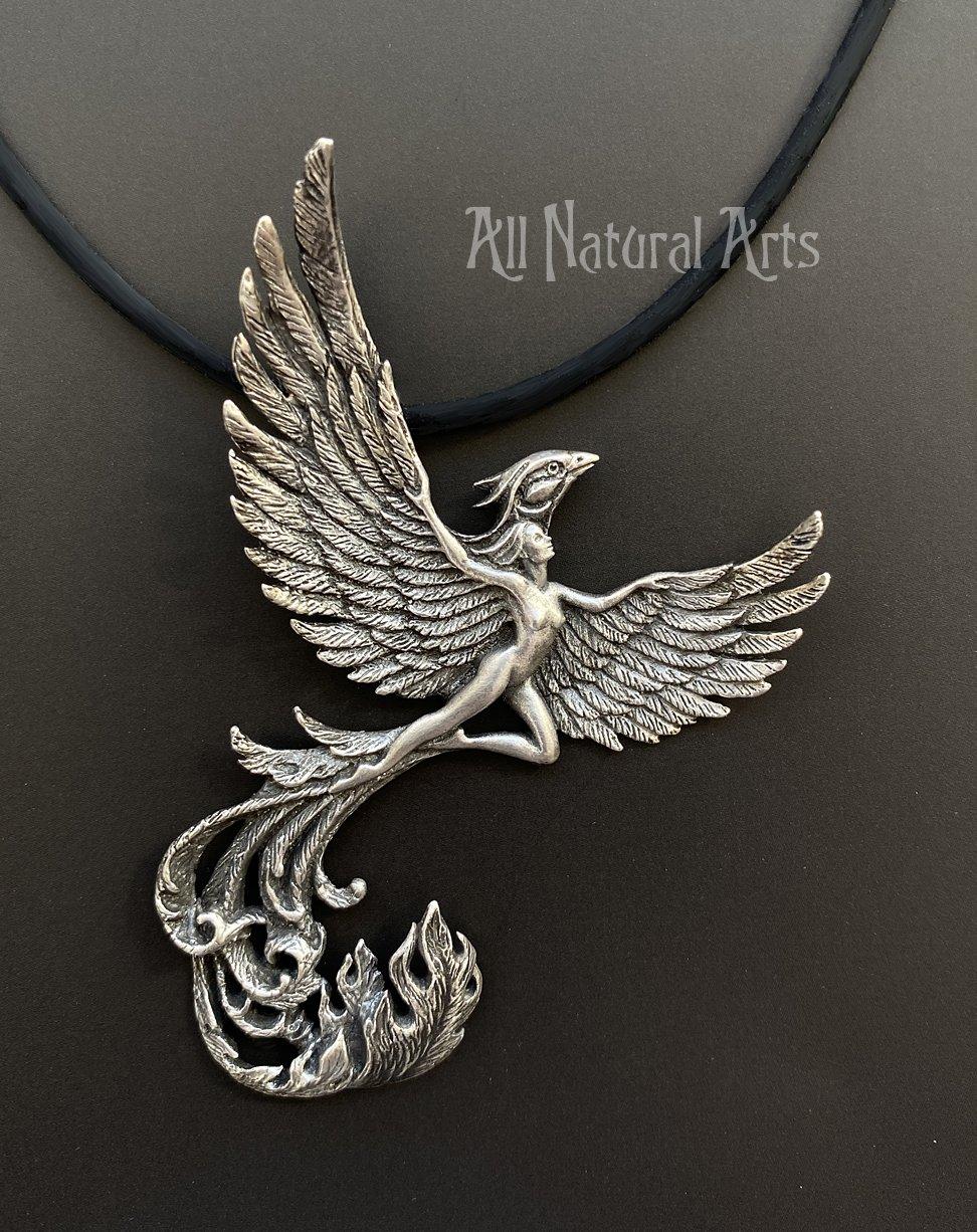 Phoenix Rising: Handcrafted Resilience and Rebirth Jewelry by Sue Beatrice