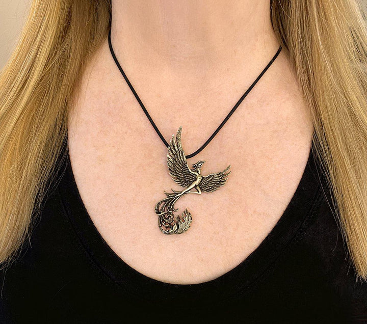 Phoenix Rising: Handcrafted Resilience and Rebirth Jewelry by Sue Beatrice